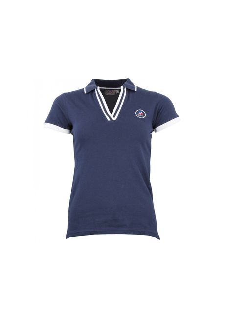 Women s polo shirt peak mountain asfalte