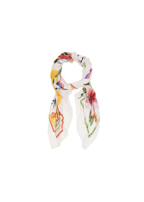 Women s rectangle scarf desigual paradise