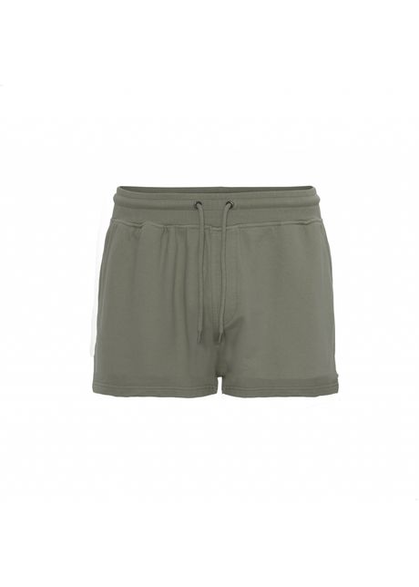 Women s shorts colorful standard organic dusty olive