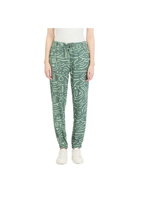 Women s trousers ragwear talin print