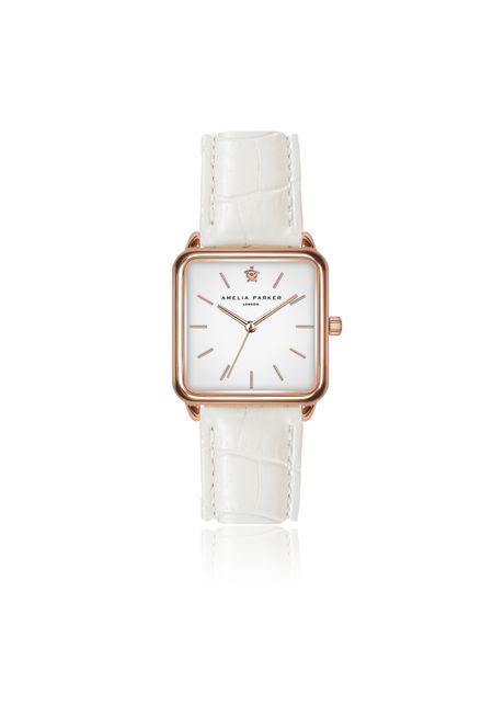 Women s watch amelia parker bay white croco