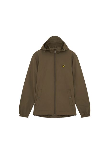 Zip up waterproof hooded jacket lyle scott